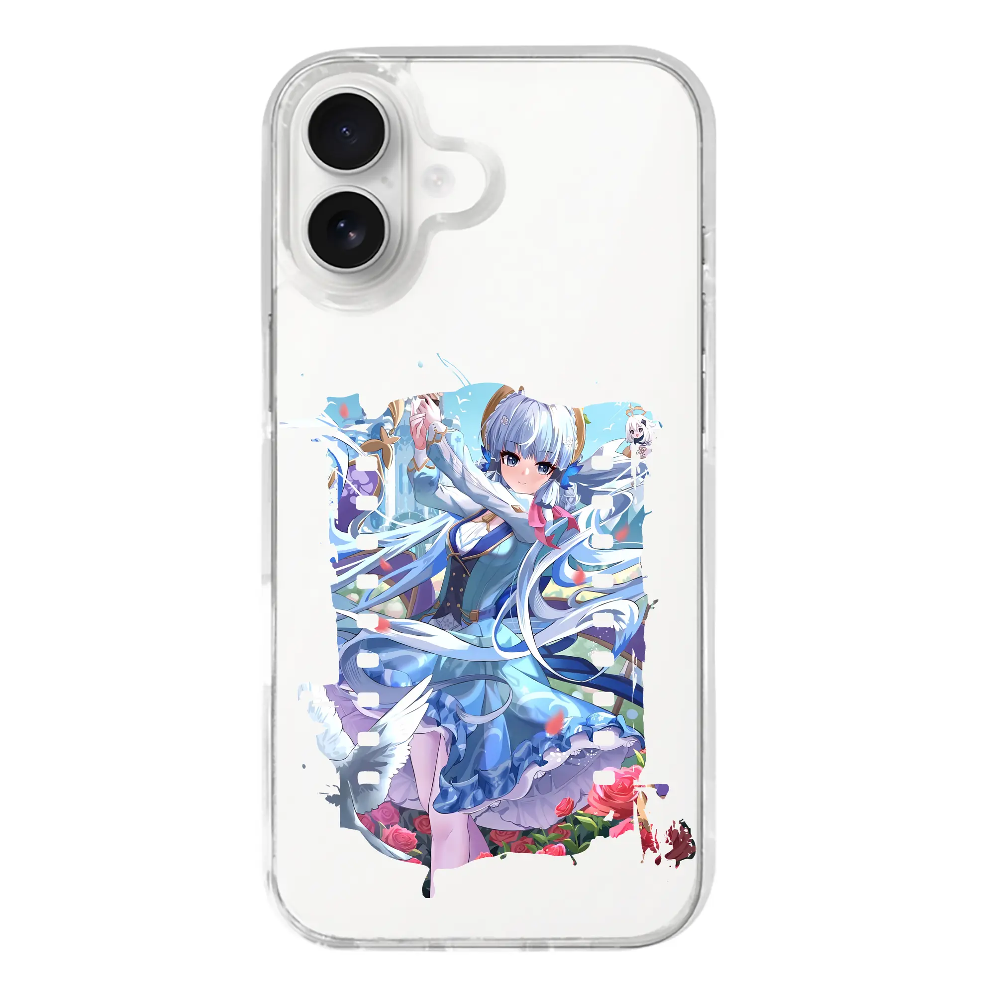 原 神 グッズ 神里綾華 - iPhone 17シリーズ 透明スマホケース – 薄型・耐衝撃・精密フィット保護カバー